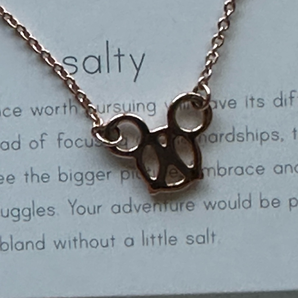 Disney Pretzel - Mickey Mouse Necklace